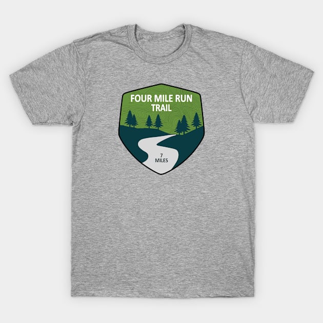 Four Mile Run Trail T-Shirt by esskay1000